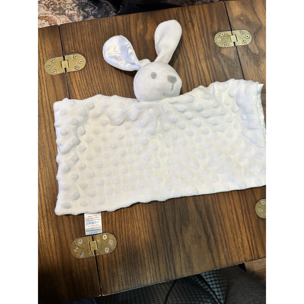 Newborn Lovey Baby Bunny Comforter White Rabbit Security Blanket Soft Toy